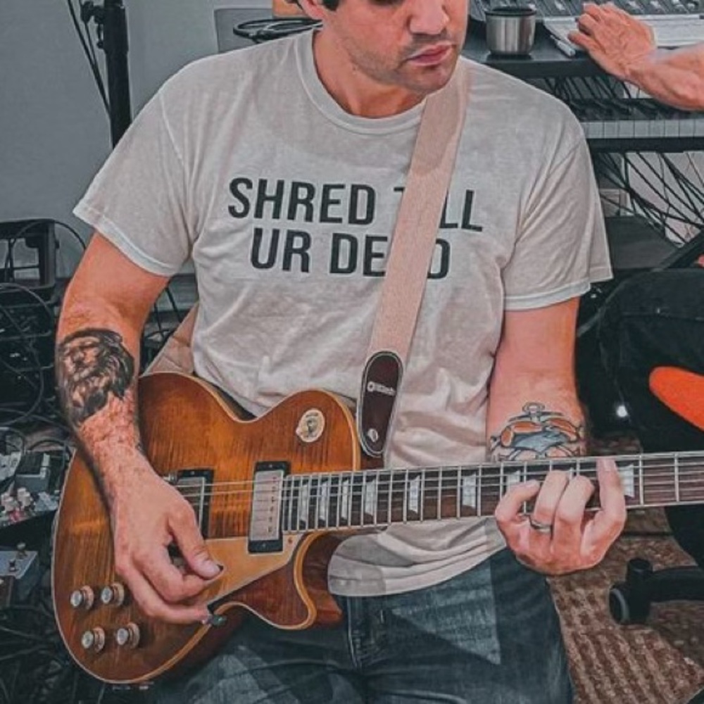 SHRED TILL UR DEAD Novelty crew neck - Picture 2 of 6